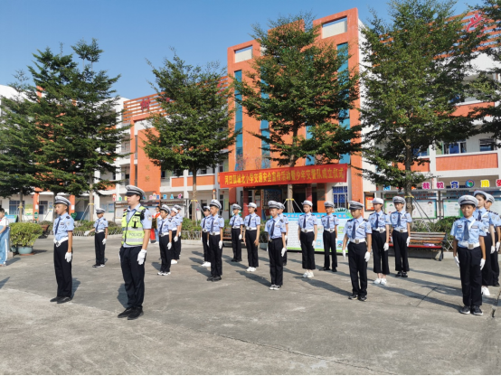 交通安全宣傳活動 暨少年交警隊成立儀式報道 - 陸河縣河田鎮城北小學